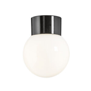 6040-540-16 GLOBE Gaismeklis melns 75W E27 IP54 D150 IFO