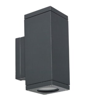 791GR SANDVIK GRAPHITE Sienas gaismeklis GU10 2x25W Up&Down  IP65 NORLYS