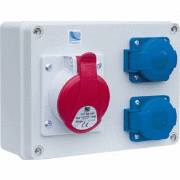 B.1602-S R-BOX 190 Roz.sadale 2xŠuko+5p16A IP44 PW B.1602-S R-BOX 190 Roz.sadale 2xŠuko+5p16A IP44 PW