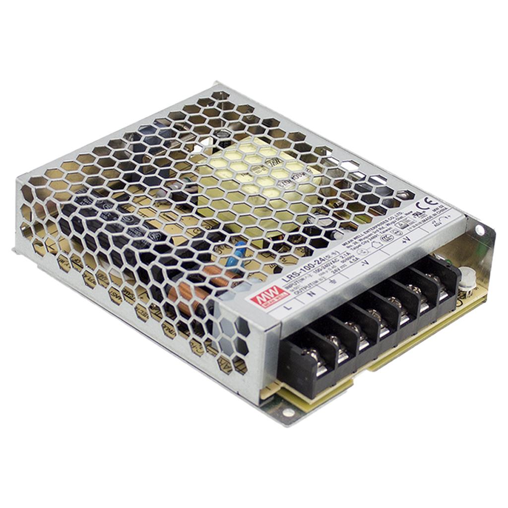Led barošanas bloks 24V DC 102W 4.25A LRS-100-24 129x97x30 Mean Well Led barošanas bloks 24V DC 102W 4.25A LRS-100-24 129x97x30 Mean Well