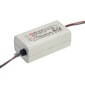 Led barošanas bloks 24V DC 12W 0.5A IP30 APV-12-24 77x40x29 Mean Well